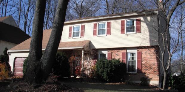 The 1600-square feet residence in Wayne, PA underwent extensive air sealing and insulation upgrades.